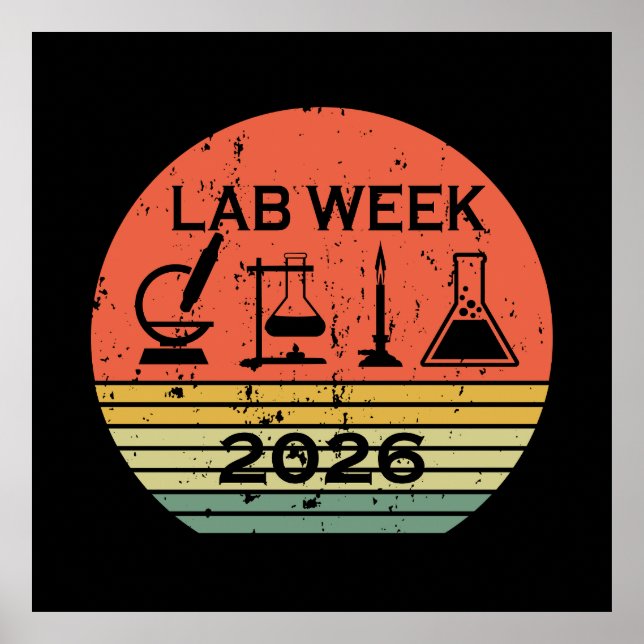 Póster Lab Week 2026 Medical Laboratory Professionals (Frente)