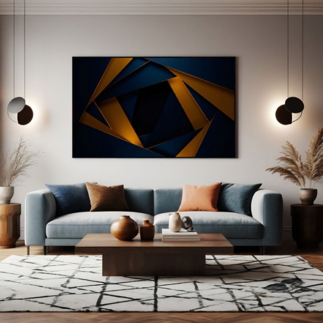 Póster Laberinto Azul Dorado (Subido por el creador)