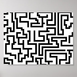 Póster Laberinto mega