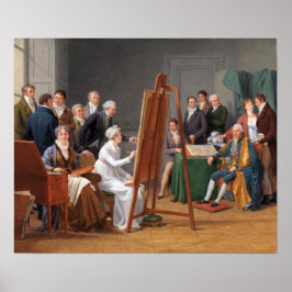 Póster Labille-Guiard - Escena de estudio