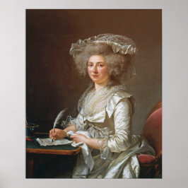 Póster Labille-Guiard - Retrato De Una Mujer