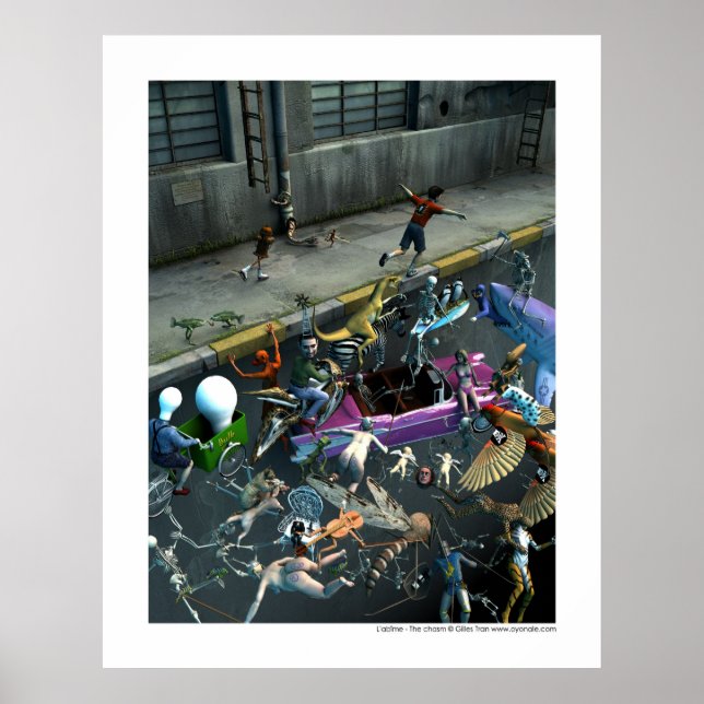 Póster L'abîme - El abismo (Frente)