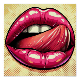 Póster Labios