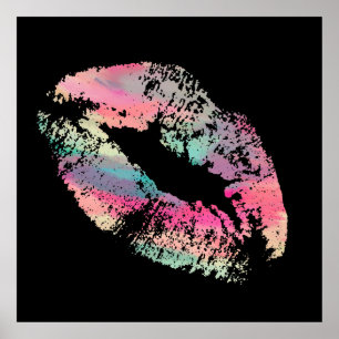 Póster Labios Elegantes #4