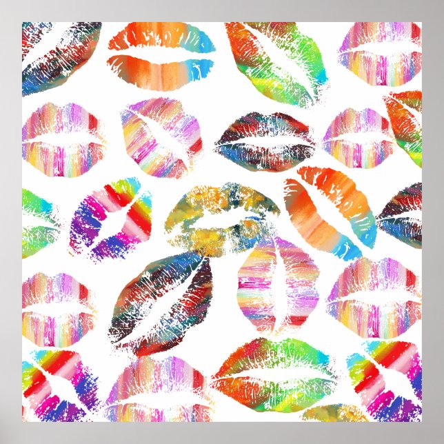 Póster Labios Elegantes #6 (Frente)