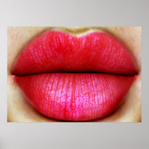 Póster Labios rojos