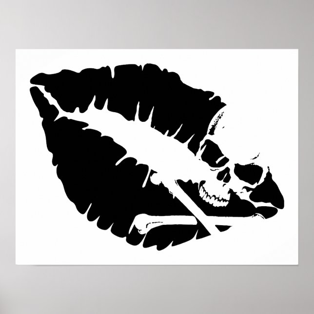 Póster labios venenosos (Frente)