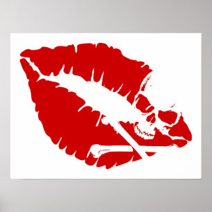 Póster labios venenosos