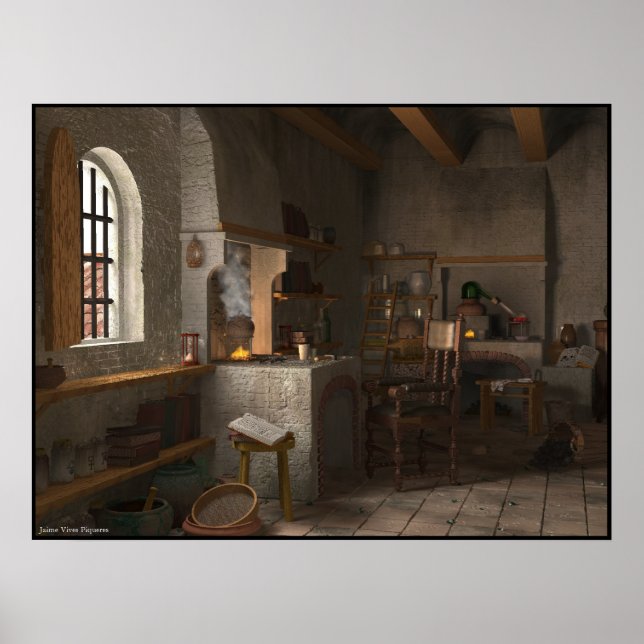 Póster Laboratorio Alquimista (Frente)