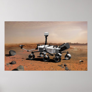 Póster Laboratorio Científico Mars 2
