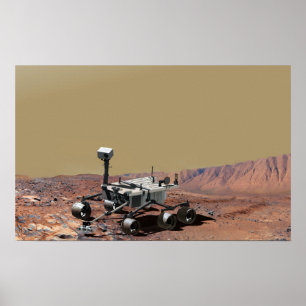 Póster Laboratorio Científico Mars 3