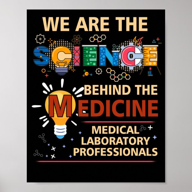 Póster Laboratorio De Ciencia Lab Tech Somos La Ciencia (Frente)