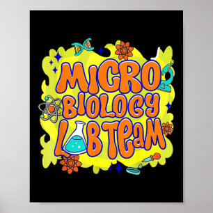 Póster Laboratorio de Microbiología Team Lab Semana 2025