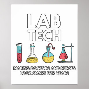 Póster Laboratorio técnico de laboratorio