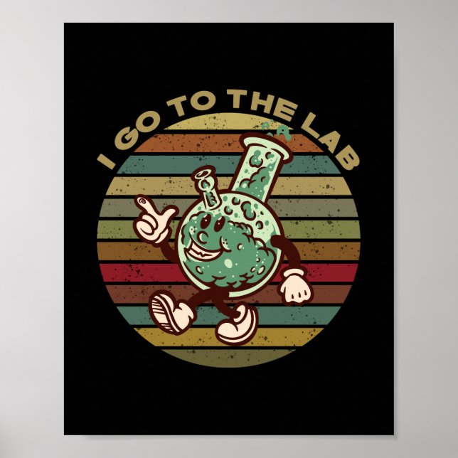 Póster Laboratory chemistry science humor T-Shirt Keychai (Frente)