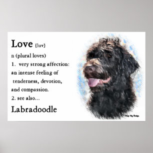 Póster Labradoodle Gifts Art Prints