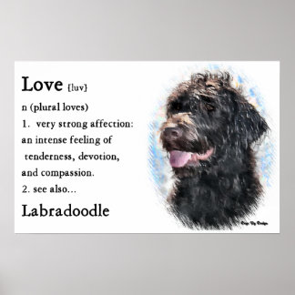 Póster Labradoodle Gifts Art Prints
