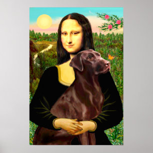Póster Labrador (Chcolate) - Mona Lisa