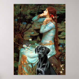 Póster Labrador (negro 1) - Ofelia