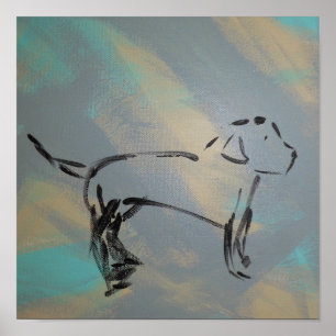Póster Labrador Recuperador Poster