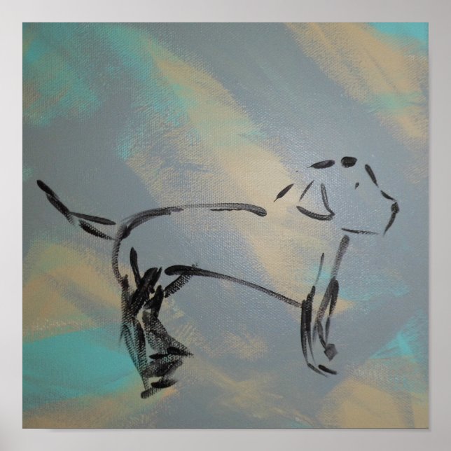 Póster Labrador Recuperador Poster (Frente)