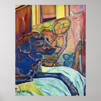 Póster Labrador Retriever Custom Art