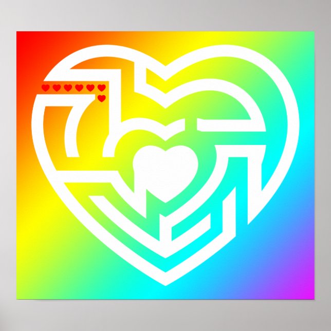 Póster labrynth de amor (Frente)