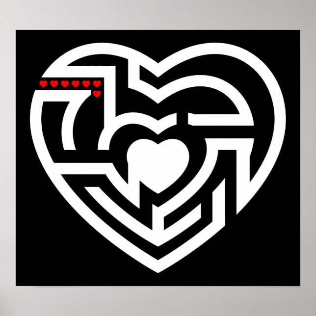 Póster labrynth de amor (Frente)