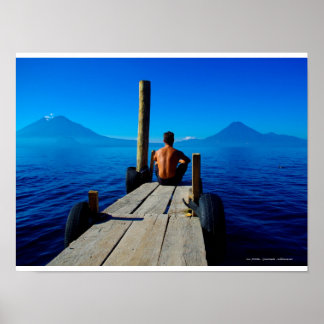 Póster Lac Atitlán, Guatemala