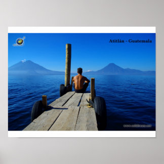 Póster Lac d'Atitlan