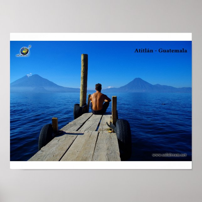 Póster Lac d'Atitlan (Frente)