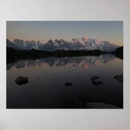 Póster Lac de Cheserys sunrise