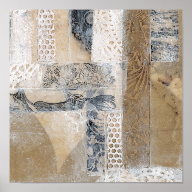 Póster Lace Collage I (Frente)