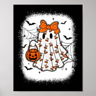 Póster Lace Ghost Coquette Bow Pumpkin Cherry Girly Cute