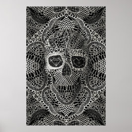 Póster Lace Skull