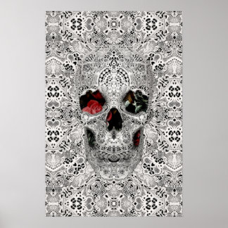 Póster Lace Skull 2