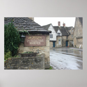 Póster Lacock, Wiltshire, Reino Unido