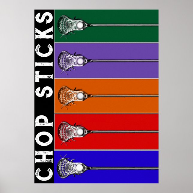 Póster Lacrosse Creativo (Frente)