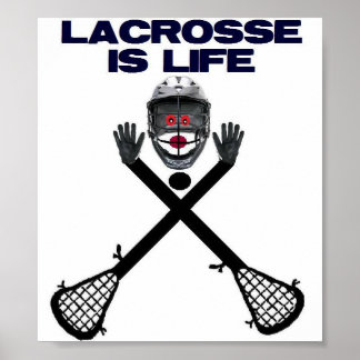 Póster Lacrosse es la vida