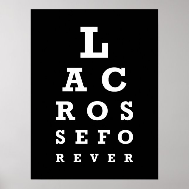 Póster Lacrosse Forever Poster (Frente)