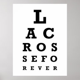 Póster Lacrosse Forever Print - Grande