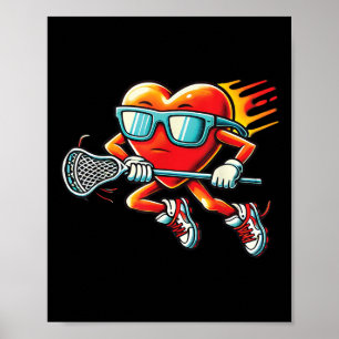 Póster Lacrosse Funny Lacrosse Jugador Valen