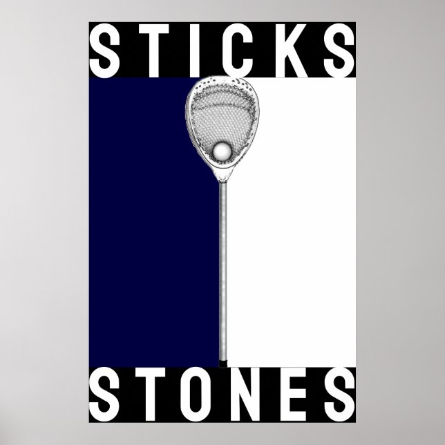 Póster Lacrosse Goalie (Frente)