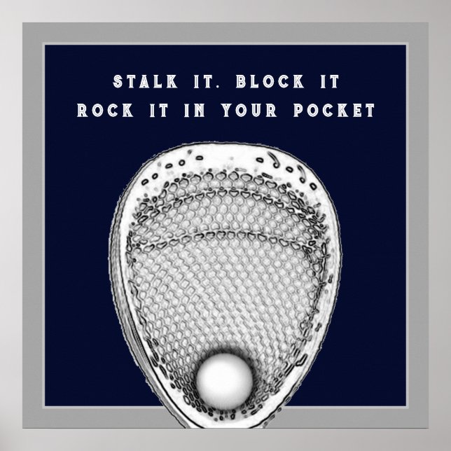 Póster Lacrosse Goalie Poster (Frente)