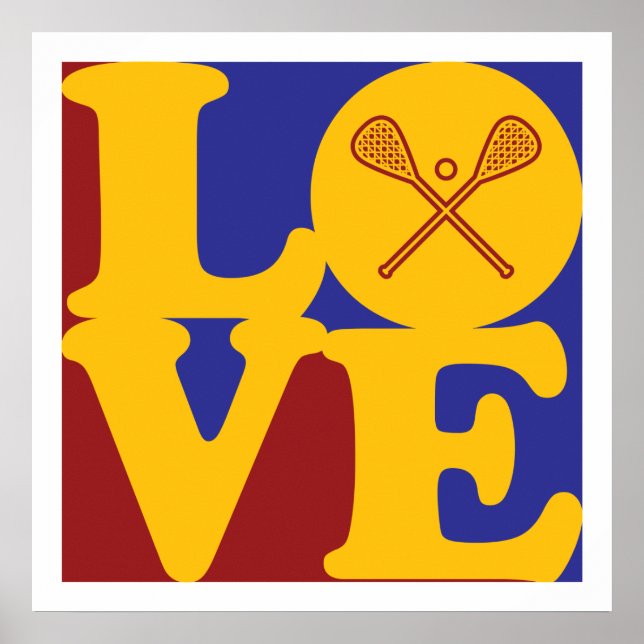 Póster Lacrosse Love (Frente)