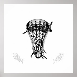 Póster Lacrosse Pass Fish