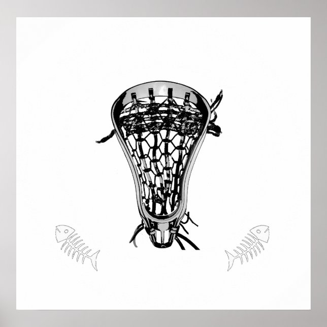Póster Lacrosse Pass Fish (Frente)