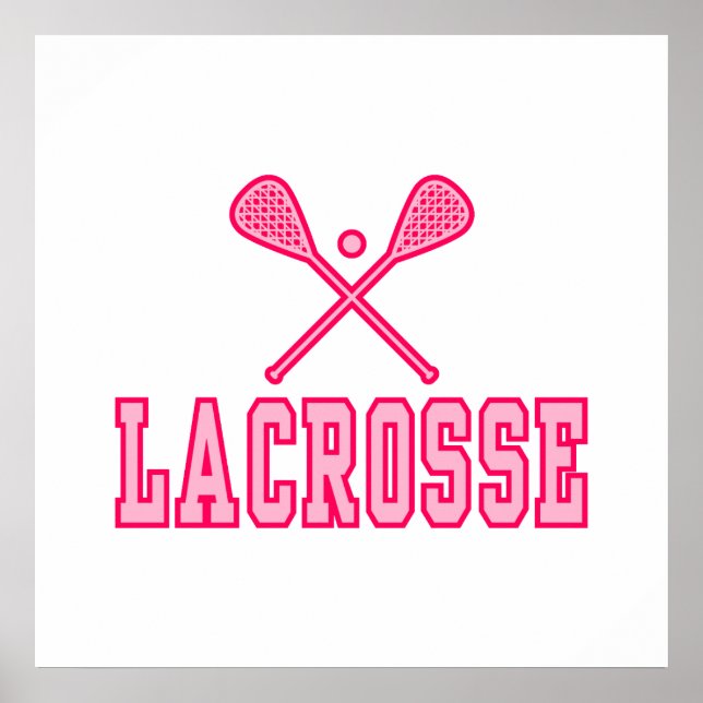 Póster Lacrosse Pink (Frente)