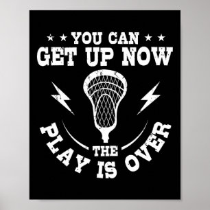 Póster Lacrosse Player Team Sport Lax Goalie Juego Laxing