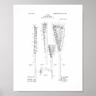 Póster Lacrosse-stick Patent